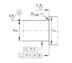 角接觸球軸承單元 ZKLFA1563-2Z, 雙向，螺釘安裝，兩側(cè)間隙密封