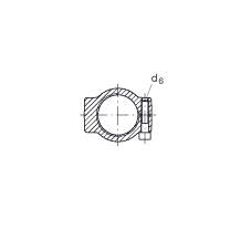 液壓桿端軸承 GIHRK80-DO, 根據(jù) DIN ISO 12 240-4 標(biāo)準(zhǔn)，帶右旋螺紋夾緊裝置，需維護(hù)