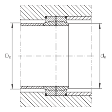 關(guān)節(jié)軸承 GE750-DO, 根據(jù) DIN ISO 12 240-1 標(biāo)準(zhǔn)，需維護(hù)